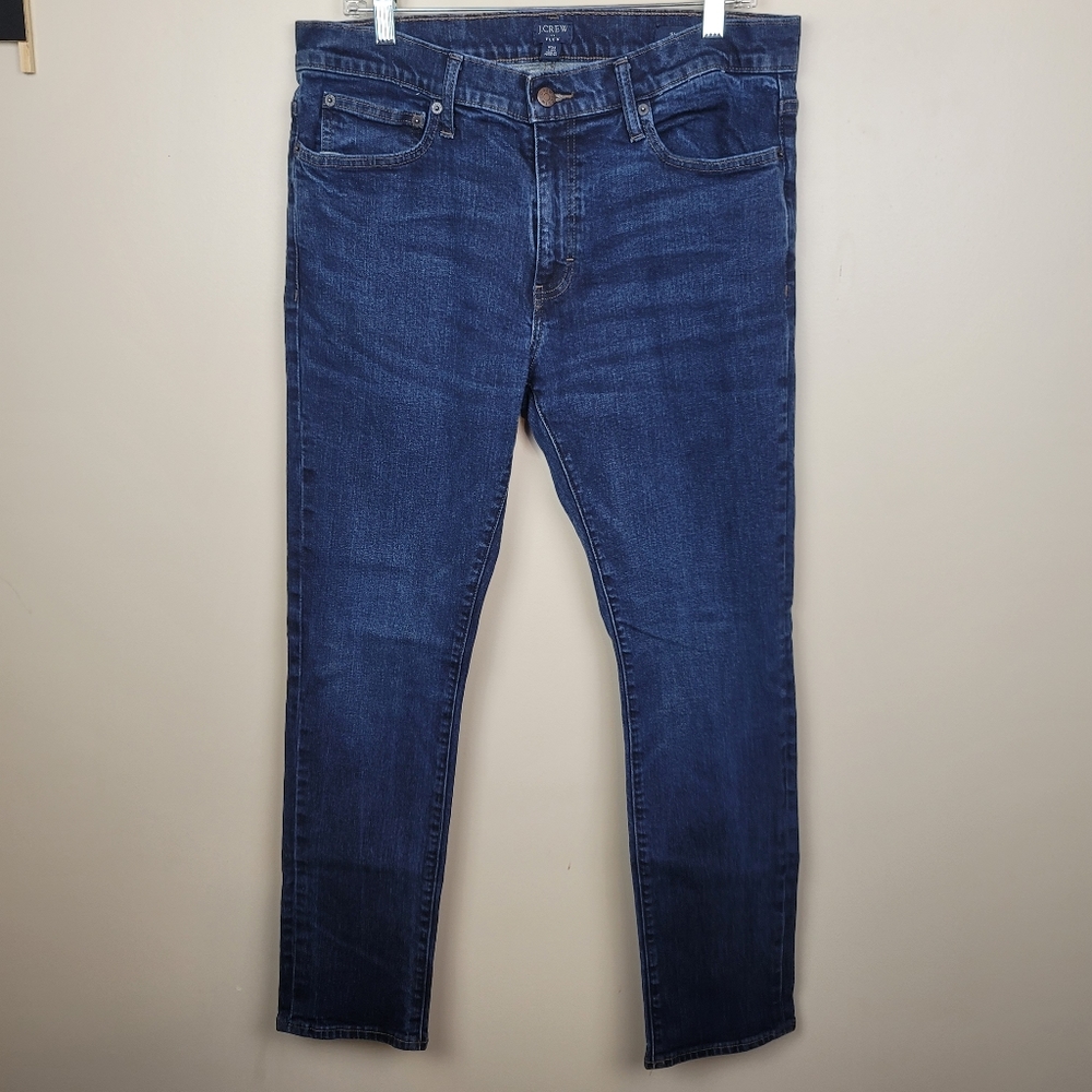 J. Crew Factory Flex Slim Dark Wash Jeans size 34 x 30